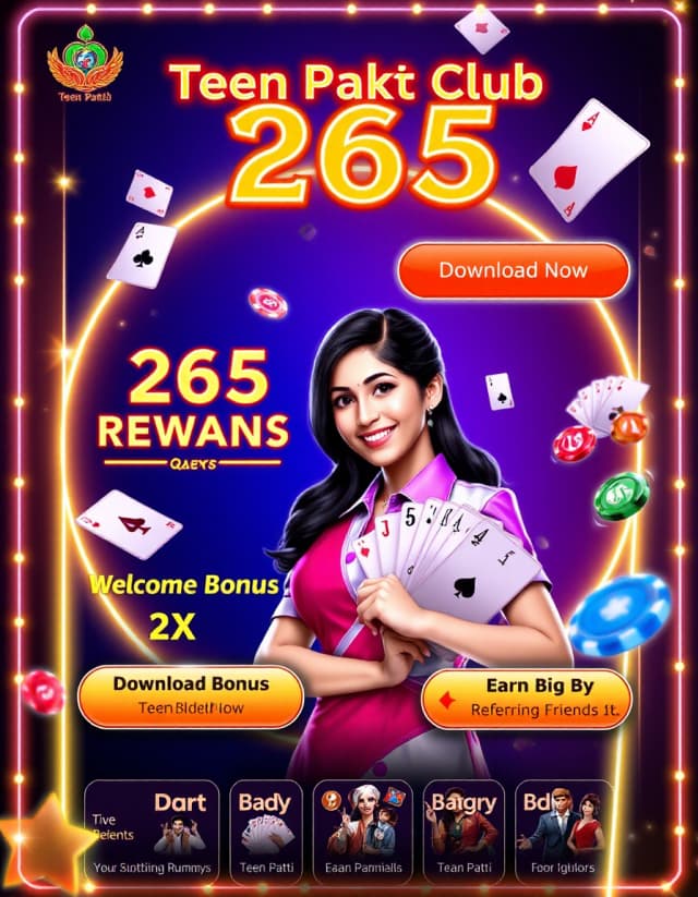 Teen Patti Club Banner